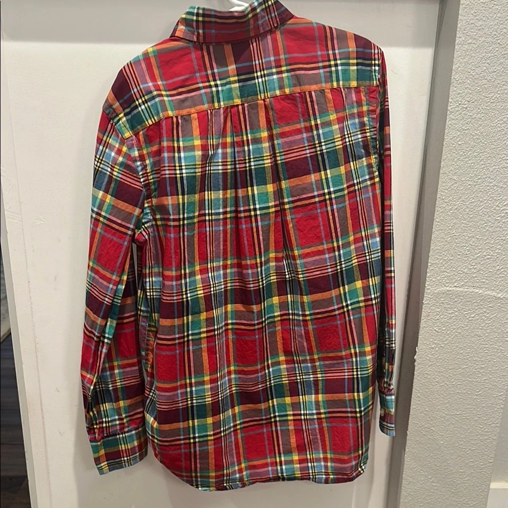Ralph Lauren Blue Label Red and Blue Plaid Button Down Shirt - Picture 5 of 5